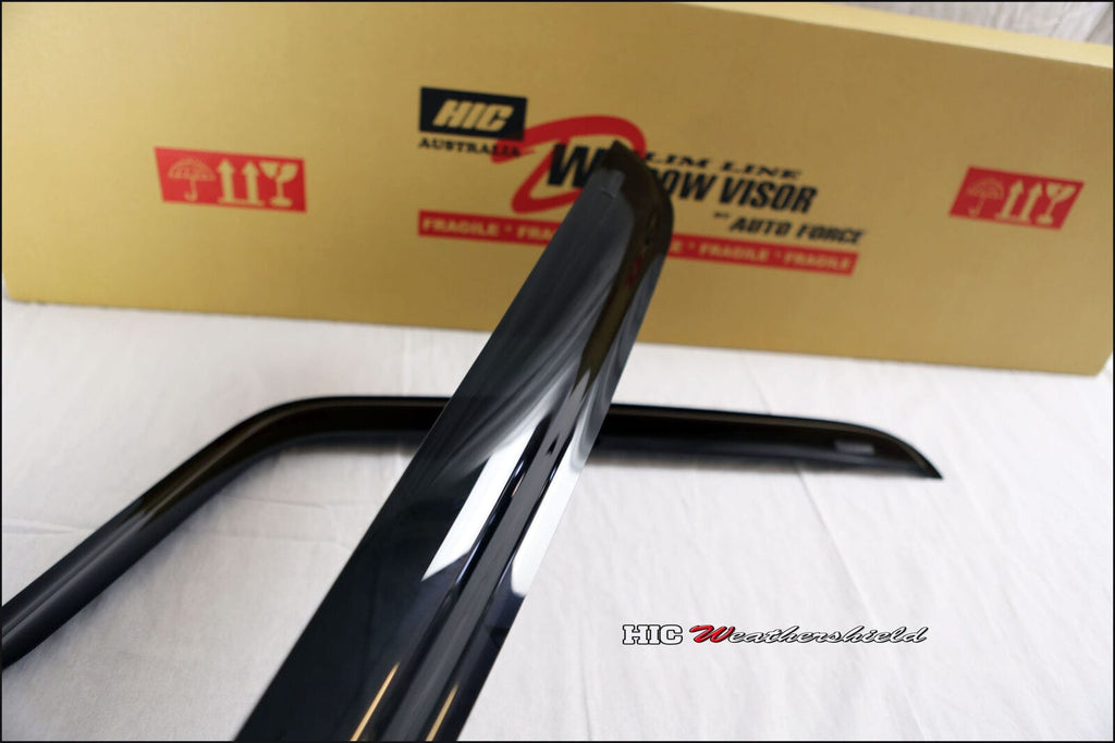 Installed View - Jeep Wrangler JK 2 Door (2007-2018): Premium Window Visors