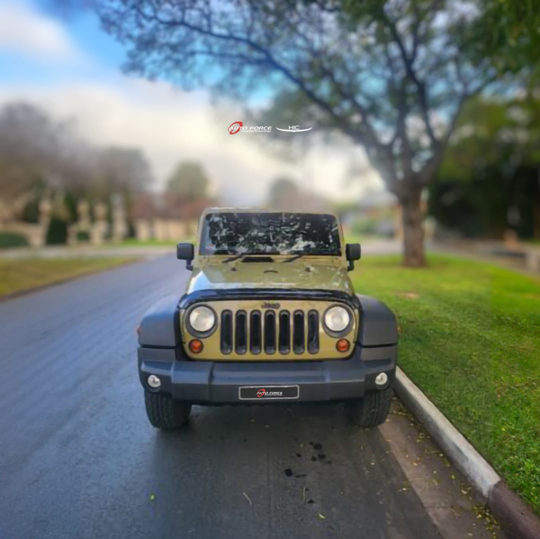 Installed View - Jeep Wrangler JK (2006-2018): Bonnet Protector Guard