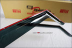 Installed View - Jeep Wrangler TJ 2 Door (1997-2006): Premium Window Visors
