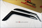 Installed View - Jeep Wrangler TJ 2 Door (1997-2006): Premium Window Visors
