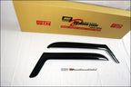 Installed View - Jeep Wrangler TJ 2 Door (1997-2006): Premium Window Visors