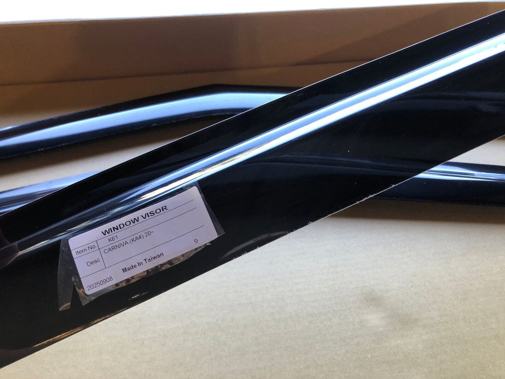 Installed View - Kia Carnival KA4 (2021-On): Premium Window Visors
