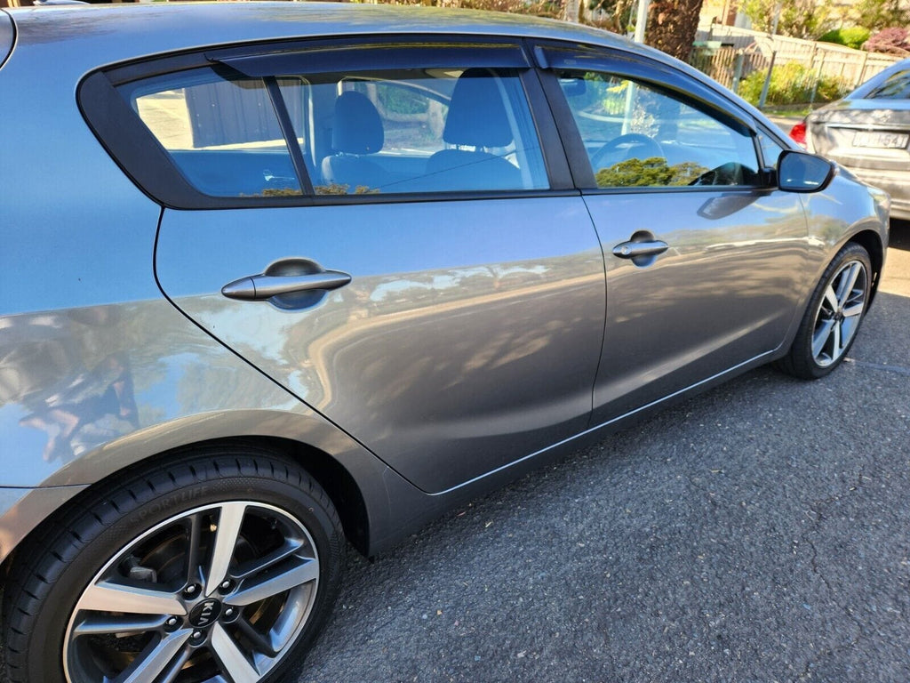 Installed View - Kia Cerato Hatch (2013-2018): Premium Window Visors