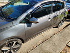 Installed View - Kia Cerato Hatch (2013-2018): Premium Window Visors