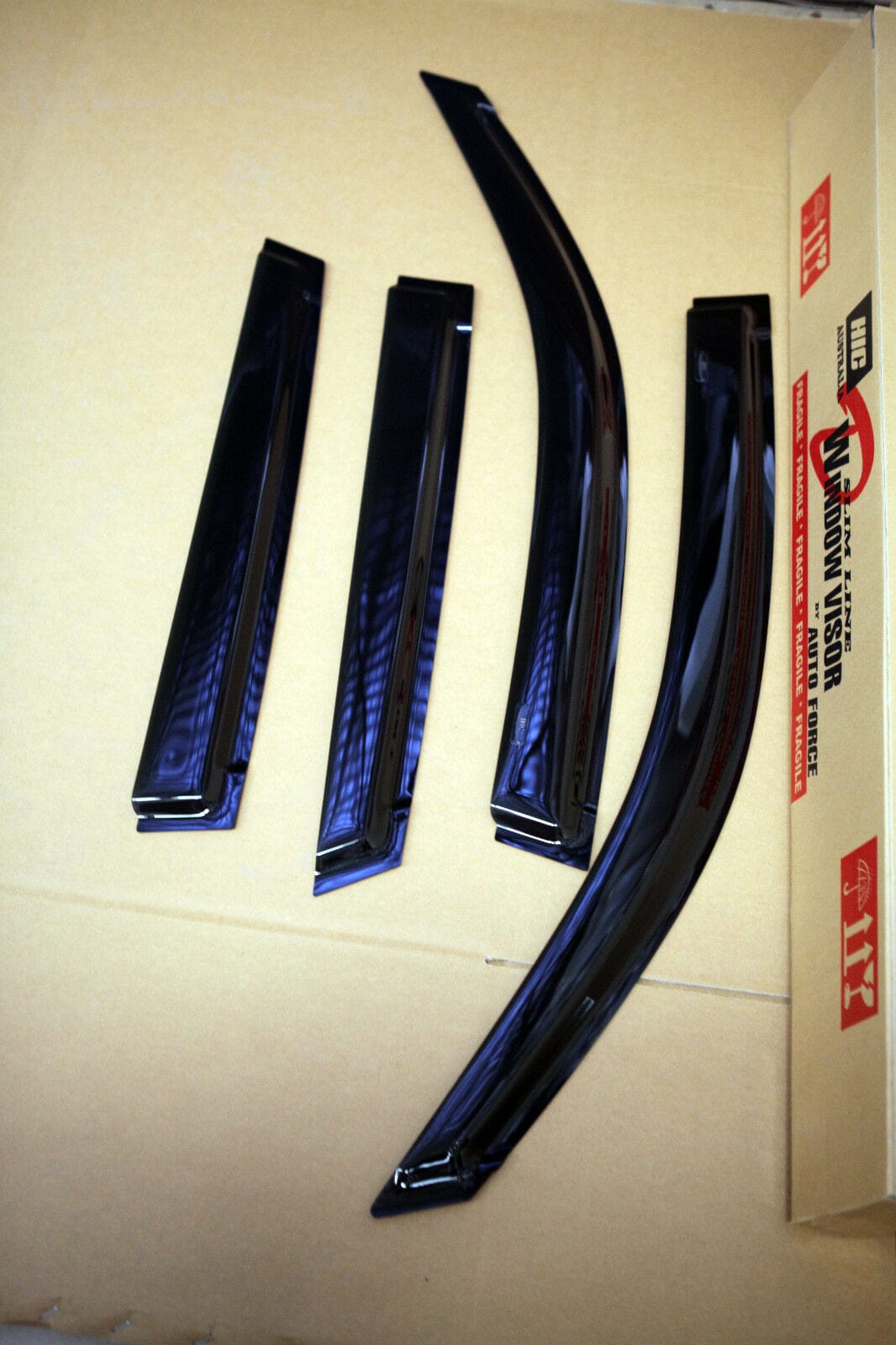 Installed View - Kia Cerato Hatch (2013-2018): Premium Window Visors