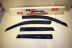 Installed View - Kia Cerato Hatch (2013-2018): Premium Window Visors