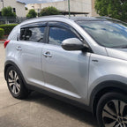 Installed View - Kia Sportage (2010-2014): Premium Window Visors