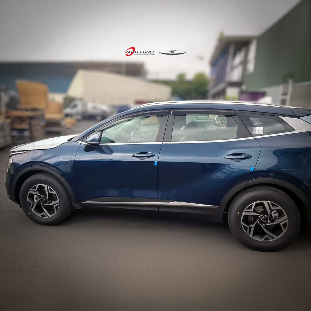 Installed View - Kia Sportage NQ5 (2022-On): Premium Window Visors