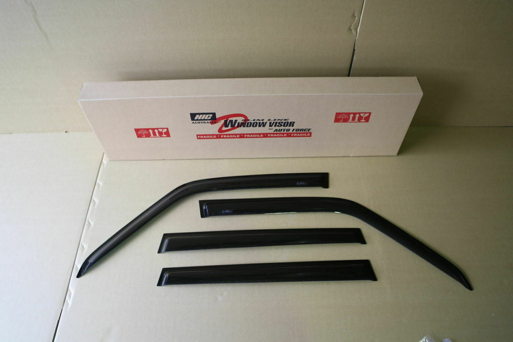 Installed View - Land Rover Discovery 1 (1989-1998): Premium Window Visors