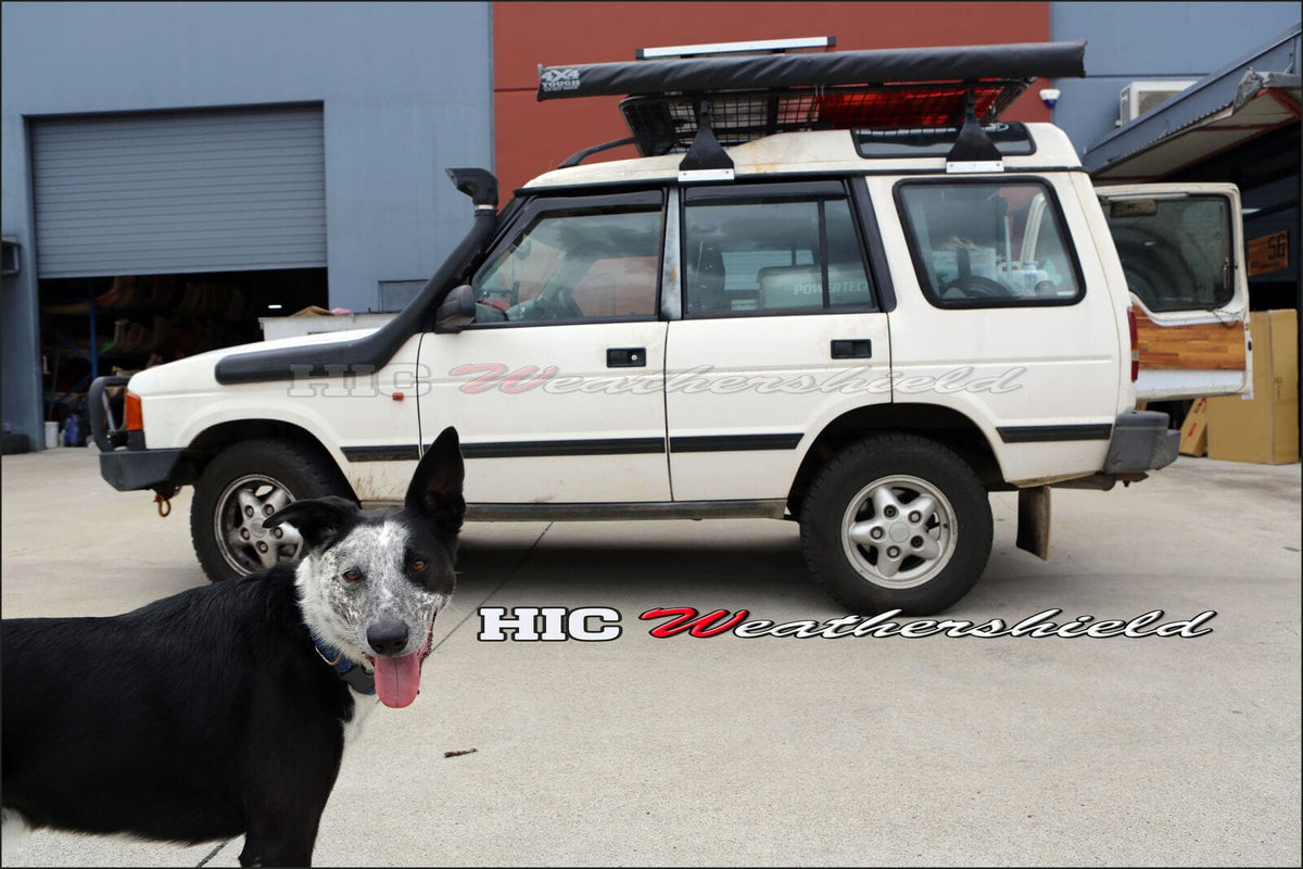 Installed View - Land Rover Discovery 1 (1989-1998): Premium Window Visors