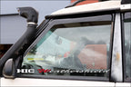 Installed View - Land Rover Discovery 1 (1989-1998): Premium Window Visors