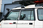 Installed View - Land Rover Discovery 1 (1989-1998): Premium Window Visors