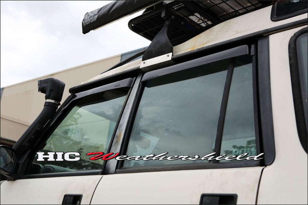 Installed View - Land Rover Discovery 1 (1989-1998): Premium Window Visors