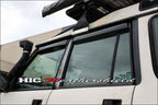 Installed View - Land Rover Discovery 1 (1989-1998): Premium Window Visors