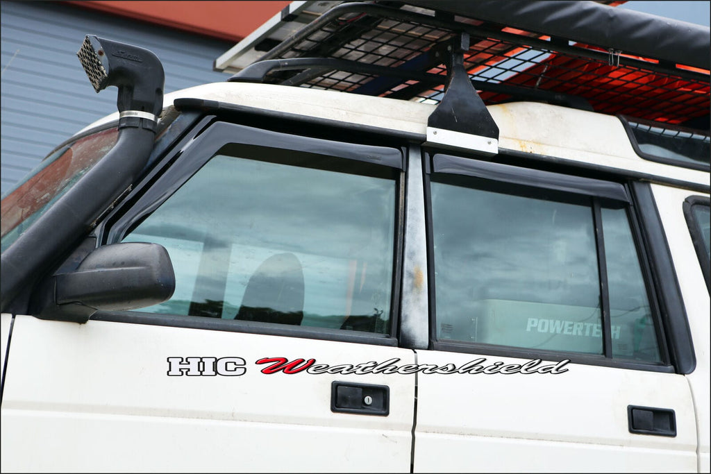 Installed View - Land Rover Discovery 1 (1989-1998): Premium Window Visors
