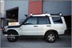 Installed View - Land Rover Discovery 2 (1998-2004): Premium Window Visors