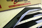 Installed View - Land Rover Discovery 3 & 4 (2004-2016): Premium Window Visors