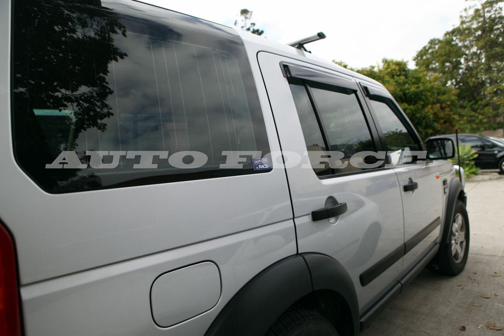 Installed View - Land Rover Discovery 3 & 4 (2004-2016): Premium Window Visors
