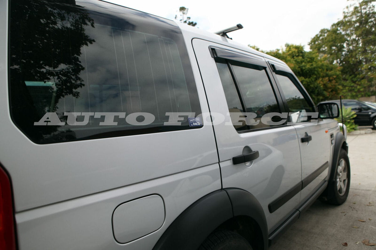 Installed View - Land Rover Discovery 3 & 4 (2004-2016): Premium Window Visors