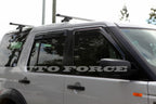 Installed View - Land Rover Discovery 3 & 4 (2004-2016): Premium Window Visors