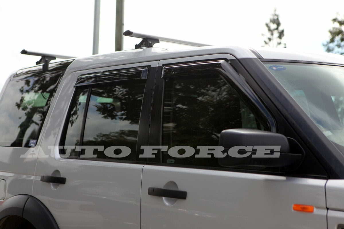 Installed View - Land Rover Discovery 3 & 4 (2004-2016): Premium Window Visors