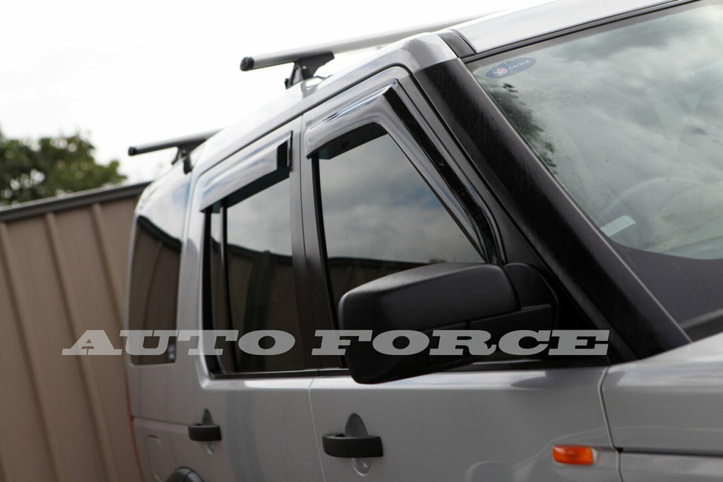 Installed View - Land Rover Discovery 3 & 4 (2004-2016): Premium Window Visors