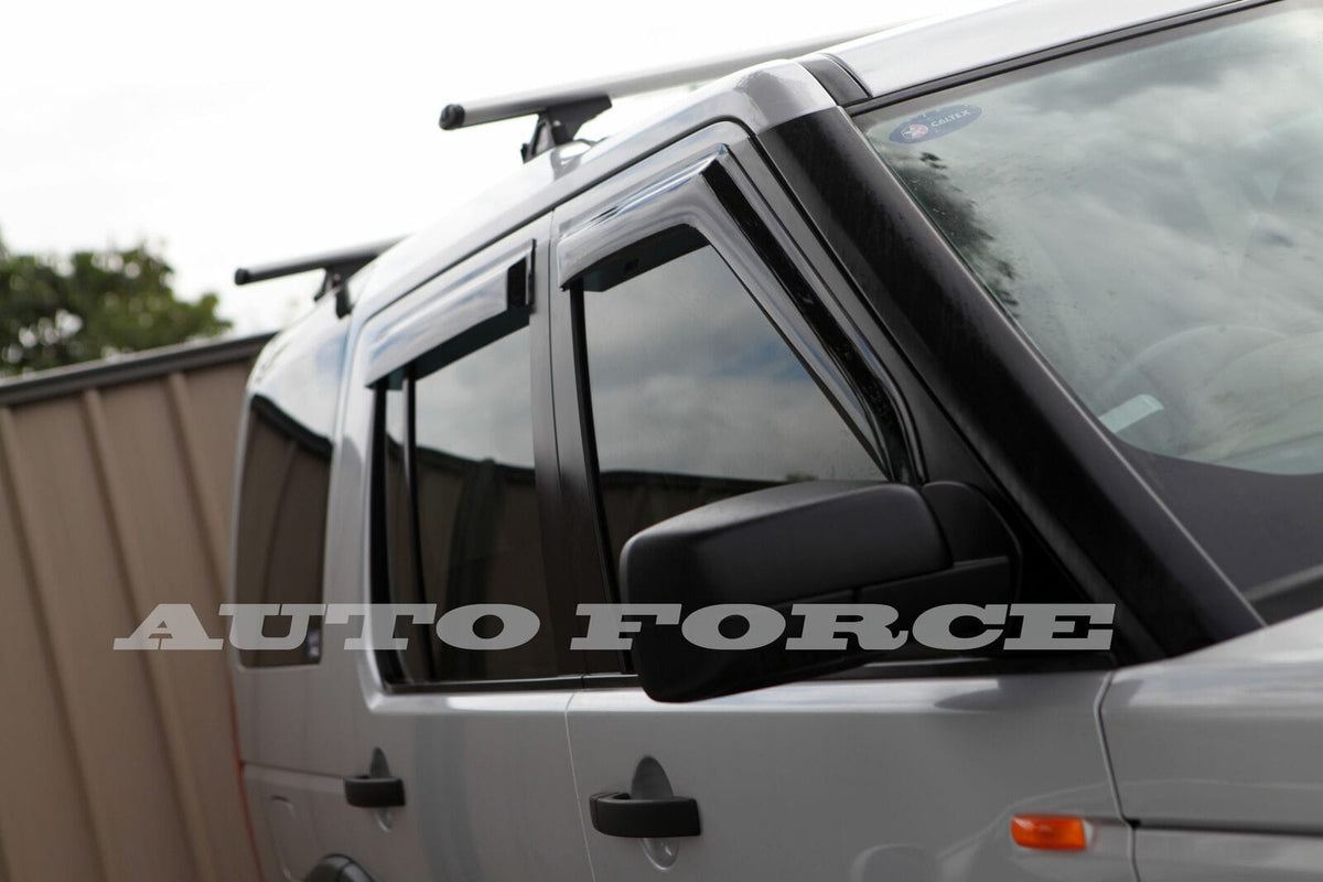 Installed View - Land Rover Discovery 3 & 4 (2004-2016): Premium Window Visors