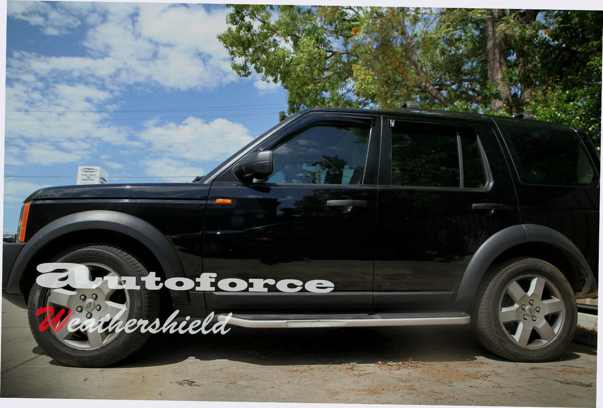 Installed View - Land Rover Discovery 3 & 4 (2004-2016): Premium Window Visors