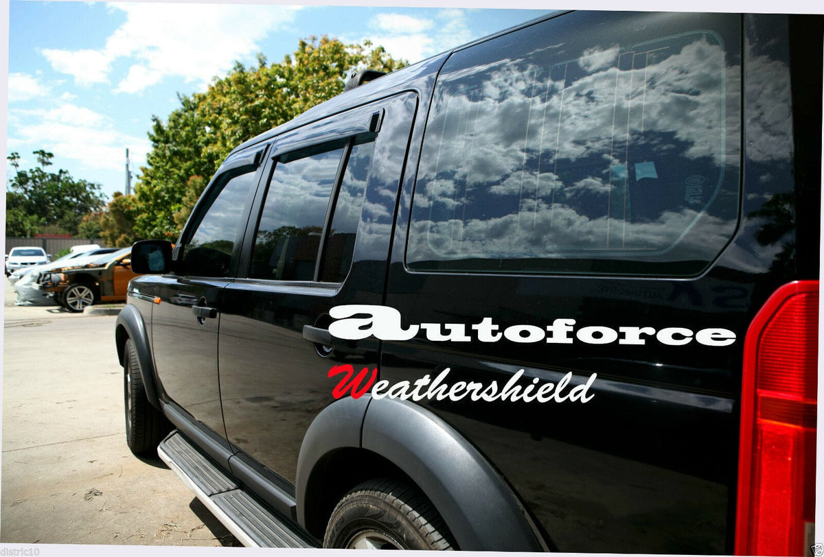 Installed View - Land Rover Discovery 3 & 4 (2004-2016): Premium Window Visors