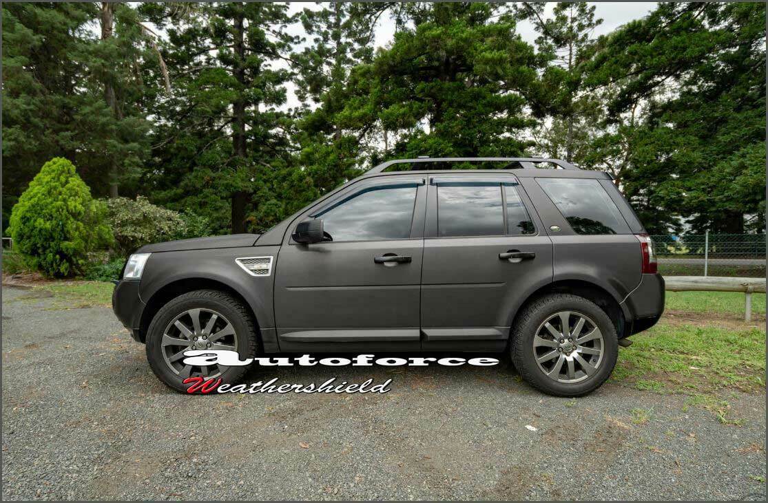 Installed View - Land Rover Freelander 2: Premium Window Visors