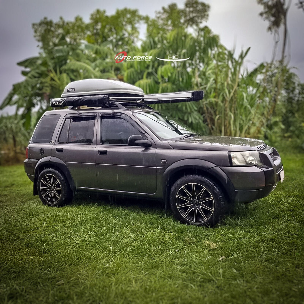 Installed View - Land Rover Freelander 5-Door (1997-2006): Premium Window Visors