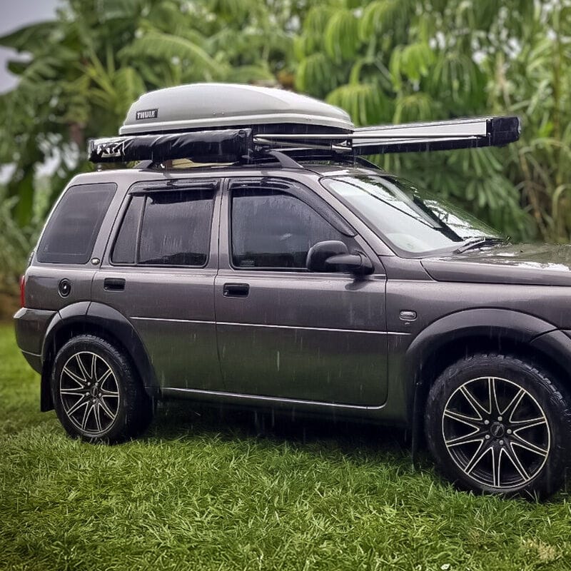 Installed View - Land Rover Freelander 5-Door (1997-2006): Premium Window Visors