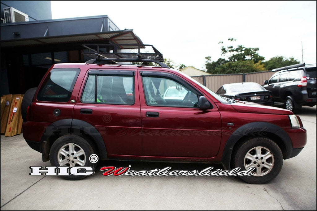 Installed View - Land Rover Freelander 5-Door (1997-2006): Premium Window Visors