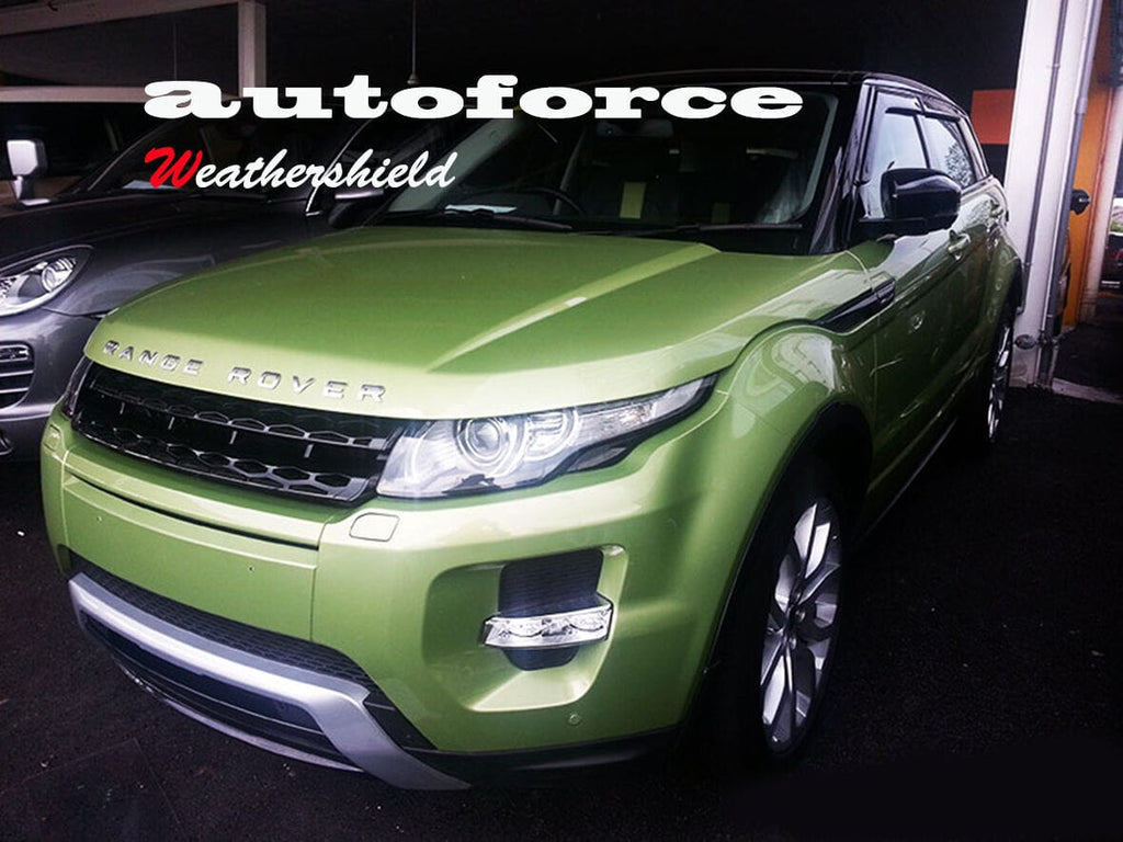 Installed View - Land Rover Range Rover Evoque (2011-2018): Premium Window Visors
