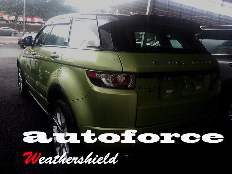 Installed View - Land Rover Range Rover Evoque (2011-2018): Premium Window Visors