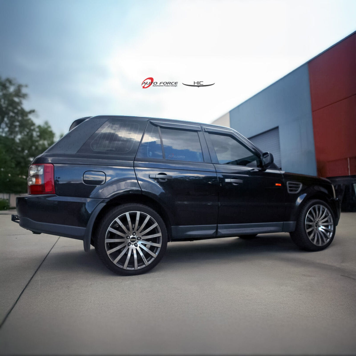 Installed View - Land Rover Range Rover Sport (2005-2013): Premium Window Visors
