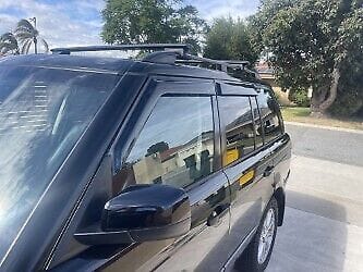 Installed View - Land Rover Range Rover Vogue L322 (2002-2012): Premium Window Visors