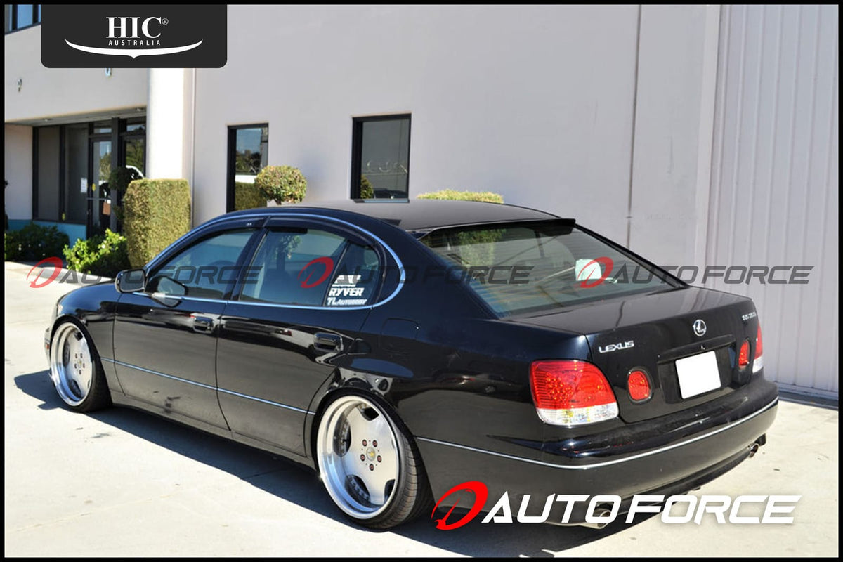Installed View - Lexus GS300 (1998-2004): Premium Window Visors