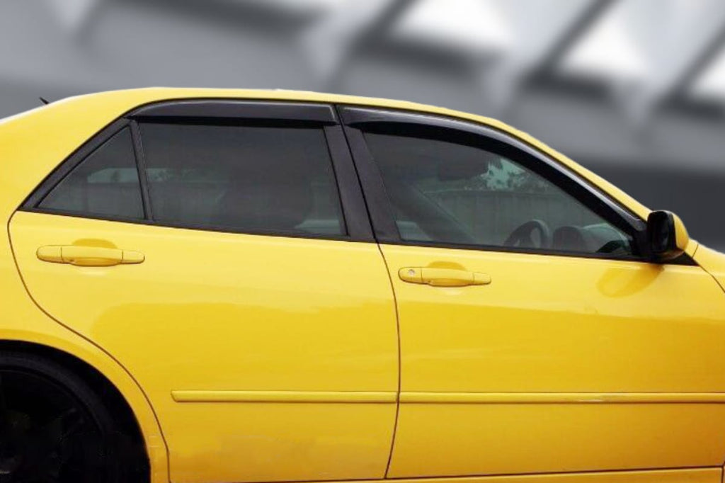 Installed View - Lexus IS200 / IS300 (1998-2005): Premium Window Visors