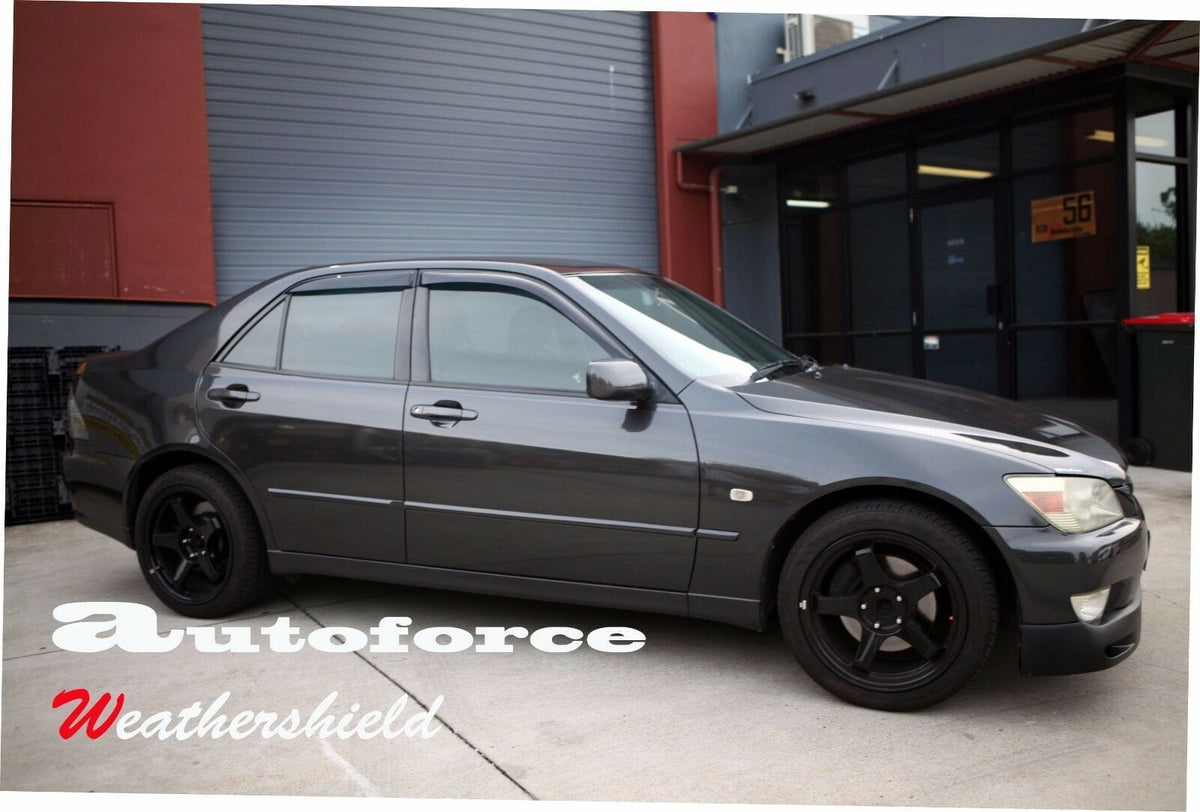 Installed View - Lexus IS200 / IS300 (1998-2005): Premium Window Visors