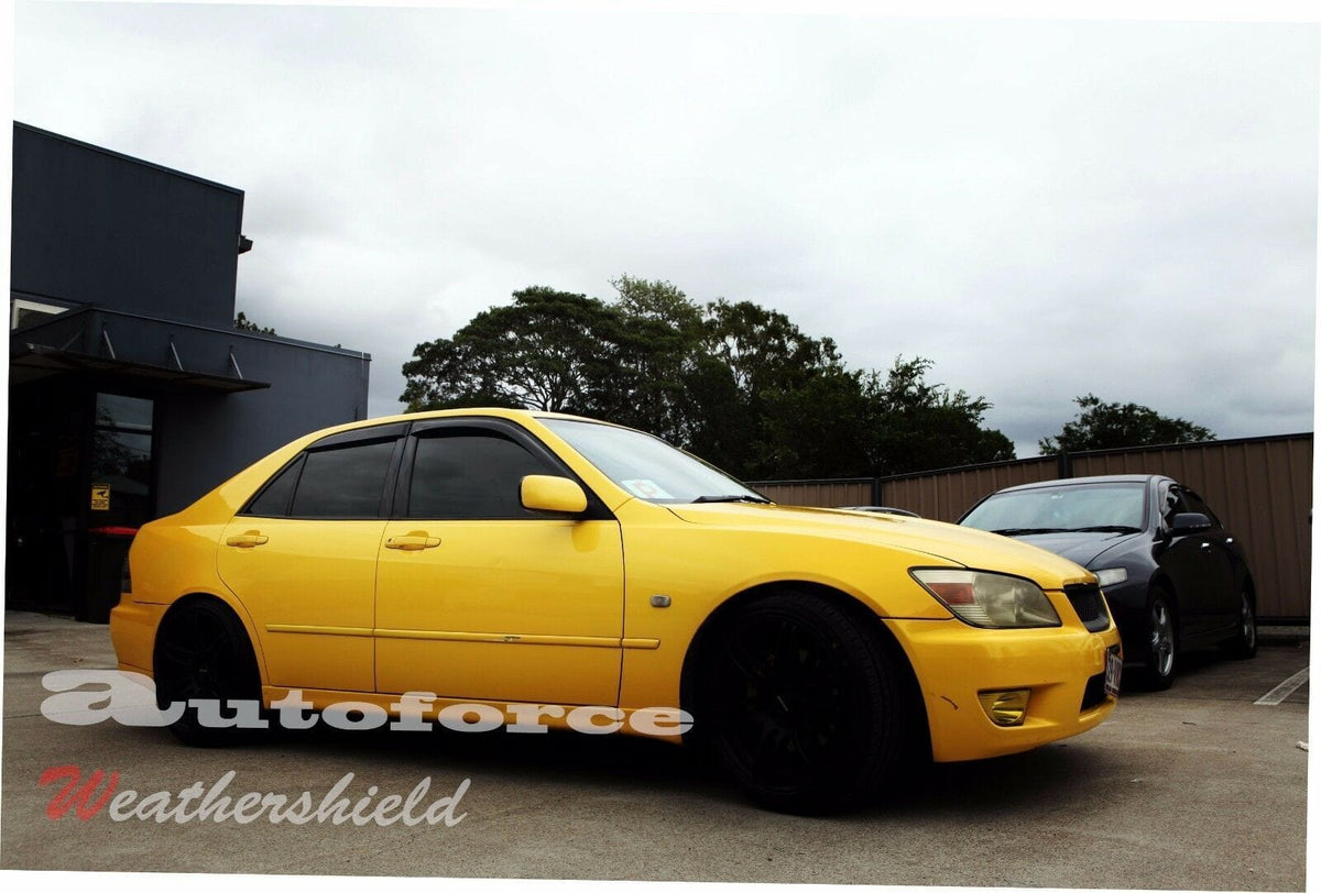 Installed View - Lexus IS200 / IS300 (1998-2005): Premium Window Visors