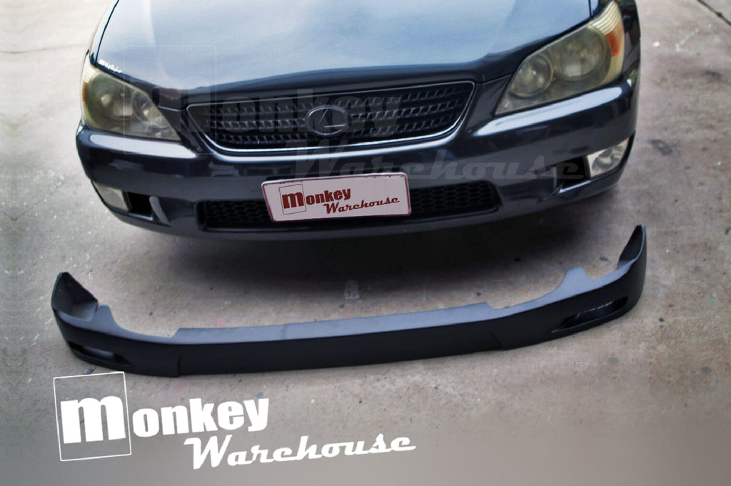 Installed View - Lexus IS200/IS300 Sedan: CT Style Front Bumper Lower Lip
