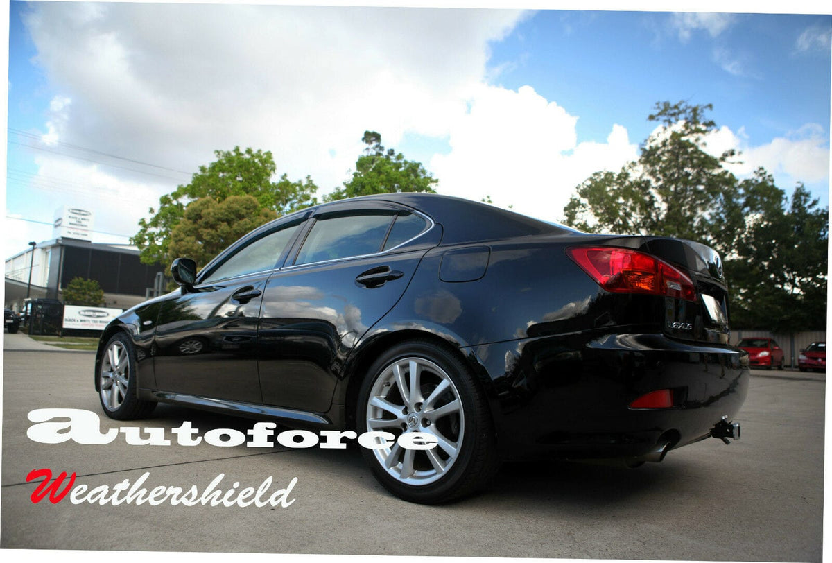 Installed View - Lexus IS250 / IS350 (2006-2013): Premium Window Visors