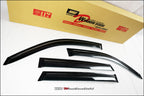Installed View - Lexus LX470 (1998-2007): Premium Window Visors