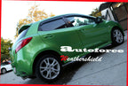 Installed View - Mazda 2 Hatch (2007-2014): Premium Window Visors