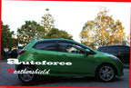 Installed View - Mazda 2 Hatch (2007-2014): Premium Window Visors