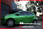 Installed View - Mazda 2 Hatch (2007-2014): Premium Window Visors