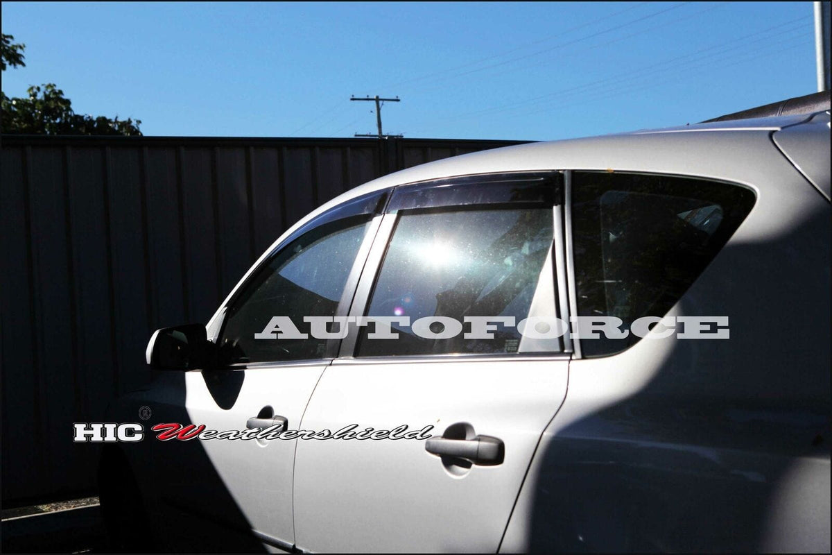 Installed View - Mazda 3 BK Hatch (2004-2009): Premium Window Visors