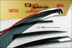 Installed View - Mazda 3 BK Sedan (2004-2009): Premium Window Visors