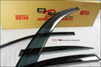 Installed View - Mazda 3 BK Sedan (2004-2009): Premium Window Visors